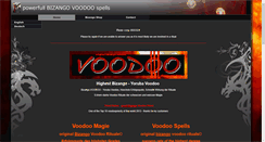 Desktop Screenshot of bizango-voodoo.com